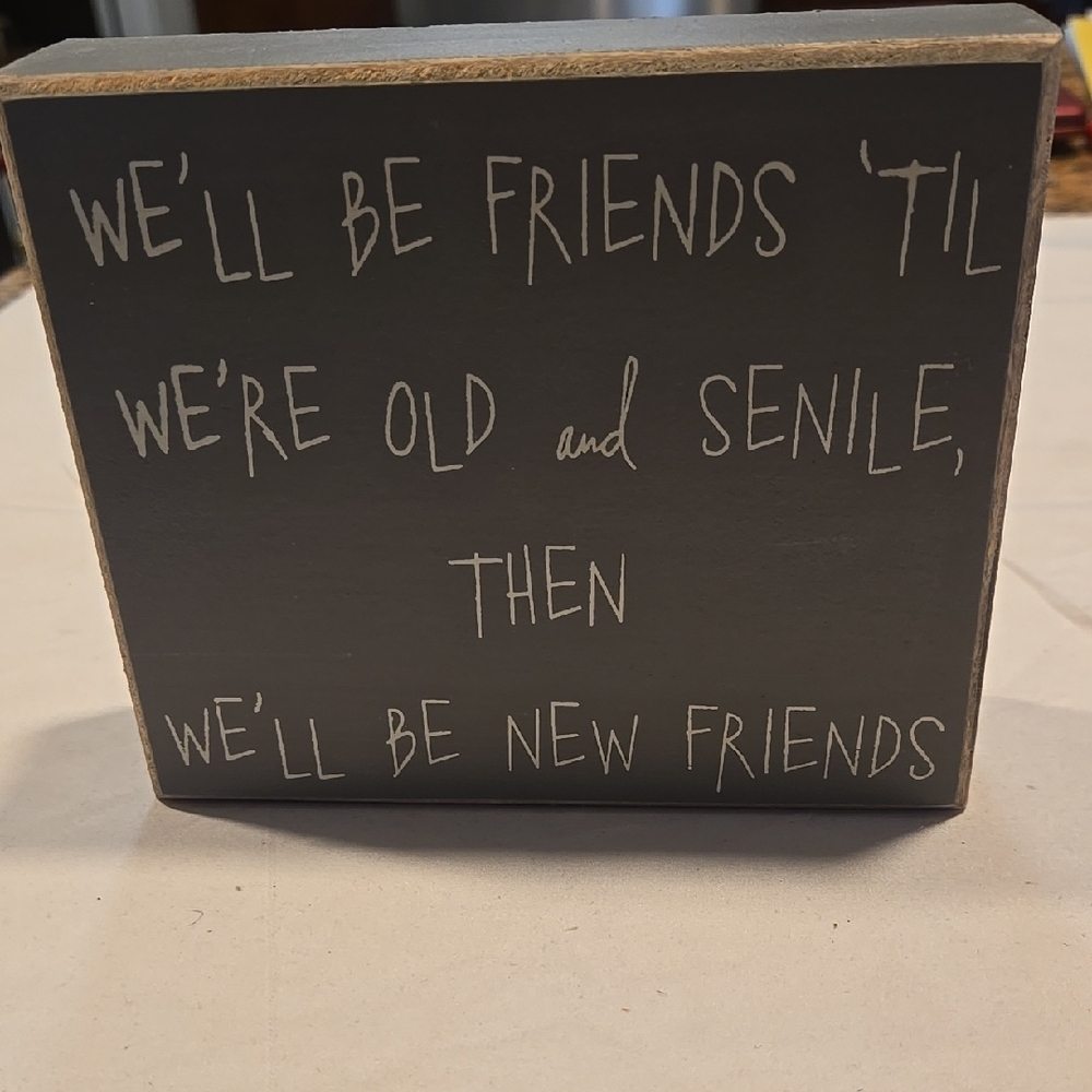 Charming Gray Wooden Sign